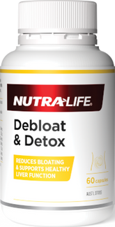 Nutra-Life Debloat & Detox 60 Capsules